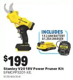 Mitre 10 Stanley V20 18V Power Pruner Kit offer