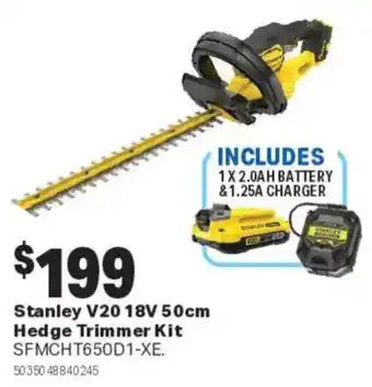 Stanley V20 18V 50cm Hedge Trimmer Kit