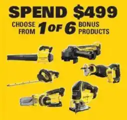 Mitre 10 DeWalt bonus products offer
