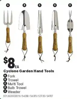 Mitre 10 Cyclone Garden Hand Tools offer