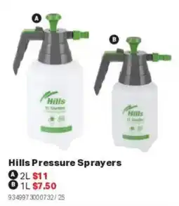 Mitre 10 Hills Pressure Sprayers offer