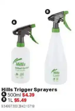 Mitre 10 Hills Trigger Sprayers offer