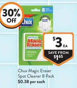 Foodworks Chux Magic Eraser Spot Cleaner offer