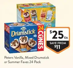 Foodworks Peters Drumstick offer