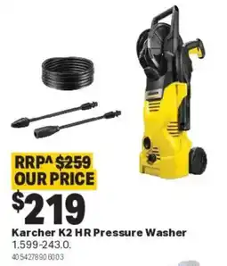 Mitre 10 Karcher K2 HR Pressure Washer offer