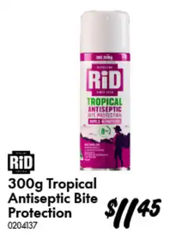 Bunnings RiD Tropical Antiseptic Bite Protection offer