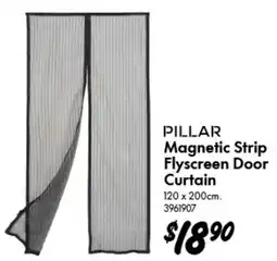 Bunnings Pillar Magnetic Strip Flyscreen Door Curtain offer