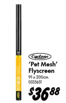 Bunnings Cyclone 'Pet Mesh' Flyscreen offer