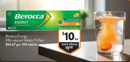 Foodworks Berocca Energy offer