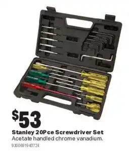 Mitre 10 Stanley 20Pce Screwdriver Set offer