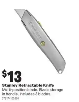 Mitre 10 Stanley Retractable Knife offer