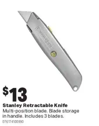 Stanley Retractable Knife