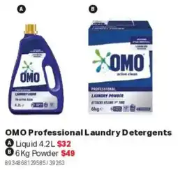 Mitre 10 OMO Professional Laundry Detergents offer