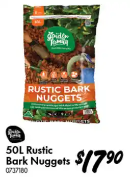Bunnings Garden Family Rustic Bark Nuggets offer