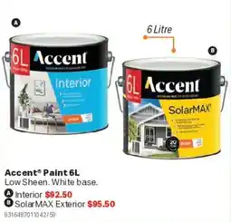 Mitre 10 Accent Paint 6L offer