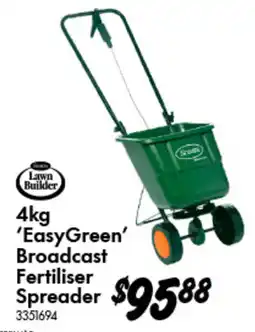 Bunnings Lawn Builder 'EasyGreen' Broadcast Fertiliser Spreader offer