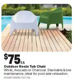 Mitre 10 Outdoor Resin Tub Chair offer