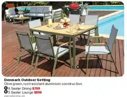 Mitre 10 Denmark Outdoor Setting offer