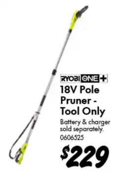 Bunnings Ryobi One+ 18V Pole Pruner - Tool Only offer