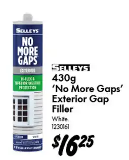 Bunnings Selleys 'No More Gaps' Exterior Gap Filler offer