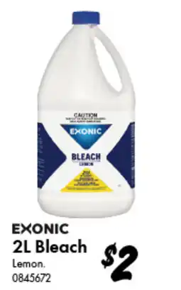 Bunnings Exonic 2L Bleach Lemon offer