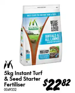 Bunnings Munns Instant Turf & Seed Starter Fertiliser offer
