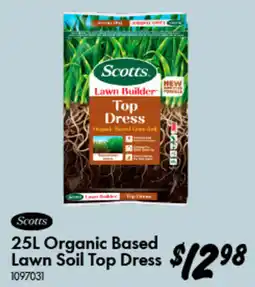 Bunnings Scotts Organic Based Lawn Soil Top Dress offer