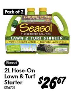 Bunnings Seasol Lawn & Turf Starter offer