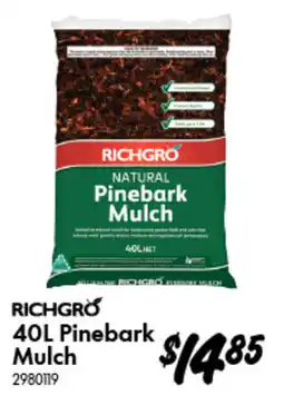 Bunnings Richgro Pinebark Mulch offer