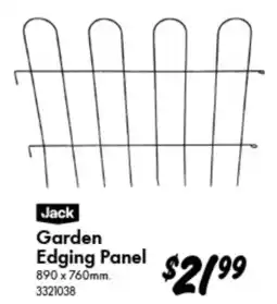 Bunnings Jack Garden Edging Panel offer