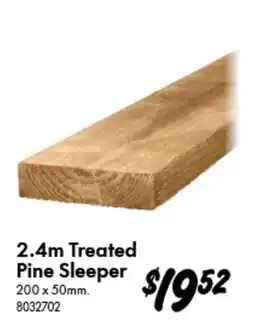 Bunnings Treated Pine Sleeper offer