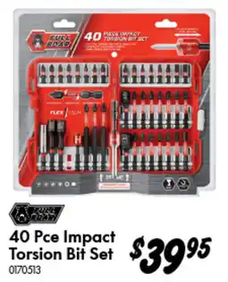 Bunnings Full Roar 40 Pce Impact Torsion Bit Set offer