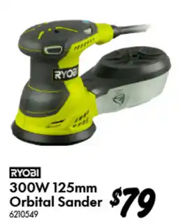 Bunnings Ryobi 300W 125mm Orbital Sander offer