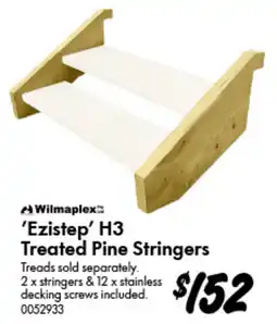 Bunnings Wilmaplex 'Ezistep' H3 Treated Pine Stringers offer