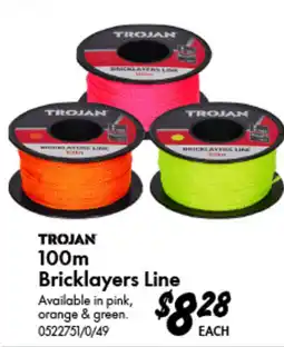 Bunnings Trojan Bricklayers Line offer