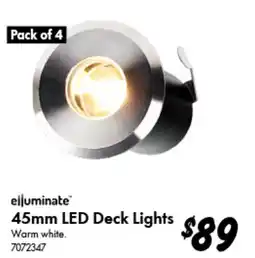 Bunnings elluminate 45mm LED Deck Lights offer