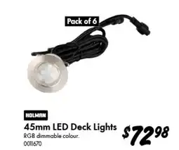 Bunnings Holman 45mm LED Deck Lights offer