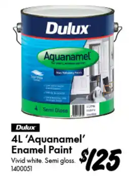 Bunnings Dulux 'Aquanamel' Enamel Paint offer