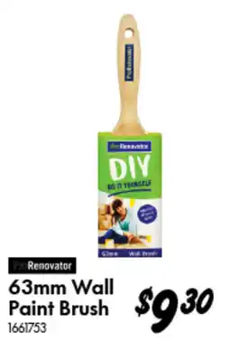 Bunnings ProRenovator 63mm Wall Paint Brush offer