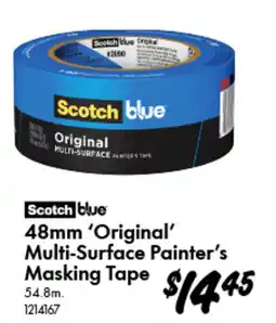 Bunnings Scotch blue Original Multi-Surface Painter's Masking Tape offer