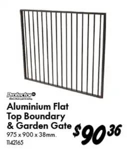 Bunnings Protector Aluminium Flat Top Boundary & Garden Gate offer