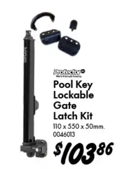 Bunnings Protector Pool Key Lockable Gate Latch Kit offer