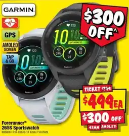 JB Hi-Fi Garmin Forerunner 265S Sportwatch offer