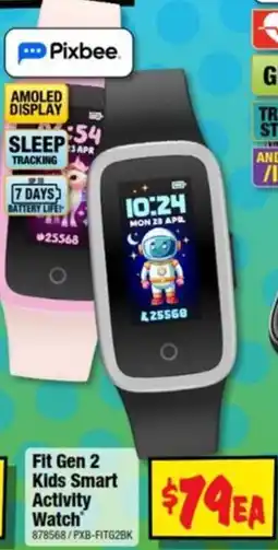 JB Hi-Fi Pixbee Fit Gen 2 Kids Smart Activity Watch offer
