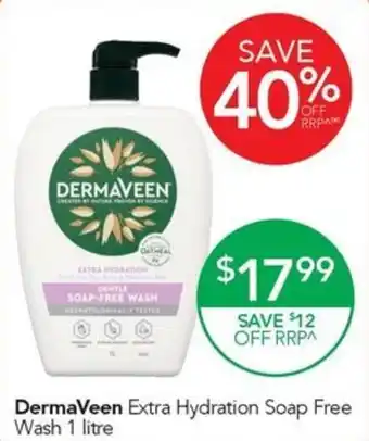 DermaVeen Extra Hydration Soap Free Wash