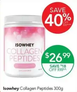 Terry White Isowhey Collagen Peptides offer