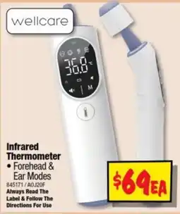 JB Hi-Fi wellcare Infrared Thermometer offer