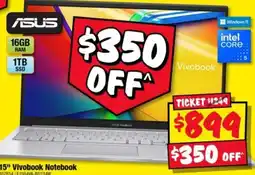 JB Hi-Fi ASUS Vivobook Notebook offer