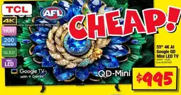 JB Hi-Fi TCL Google TV offer