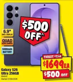 JB Hi-Fi Galaxy S26 Ultra 256GB offer